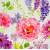 Serwetka decoupage firmy AMBIENTE kwiaty malowane 33x33cm